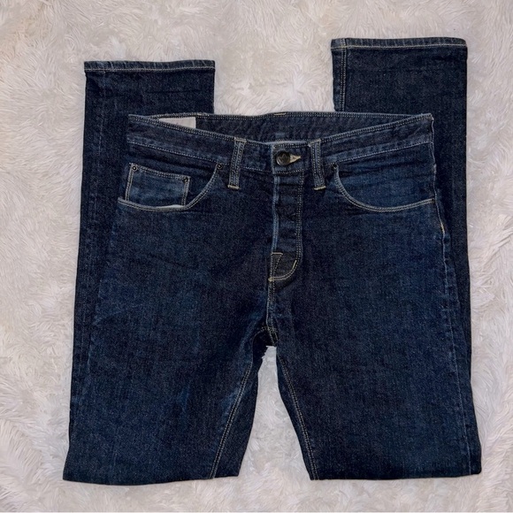 Shockoe Atelier Standard Candiani Straight Button Fly Dark Selvedge Jeans 31 - Picture 3 of 11